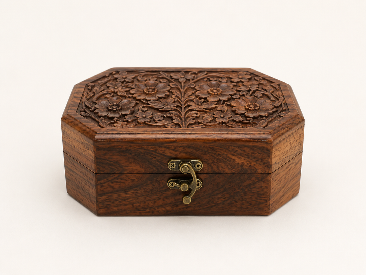 Hand Crafted Wooden Jewelry Box