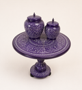 Naqshi Art Table Set – Hand-Carved Wooden Side Table