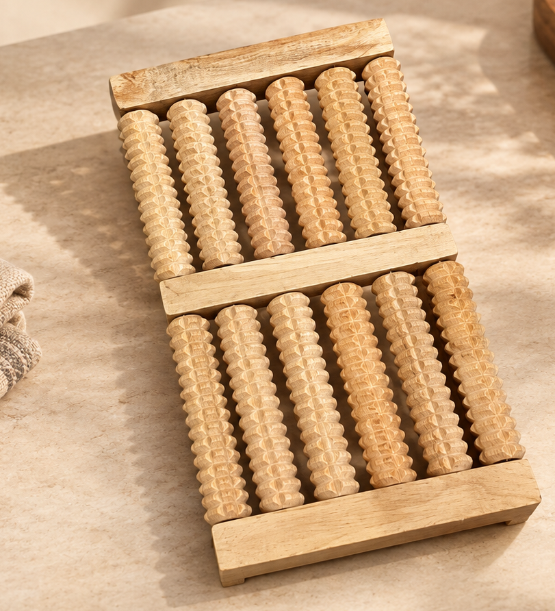 Wooden Foot Roller